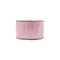 LaRibbons 2 1/2" Wired Metallic Dupioni Ribbon, Pale Pink, 10 Yard Roll